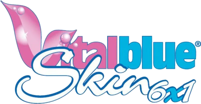 Logotipo de VITAL BLUE SKIN 6x1, secante de cama de Innofarm
